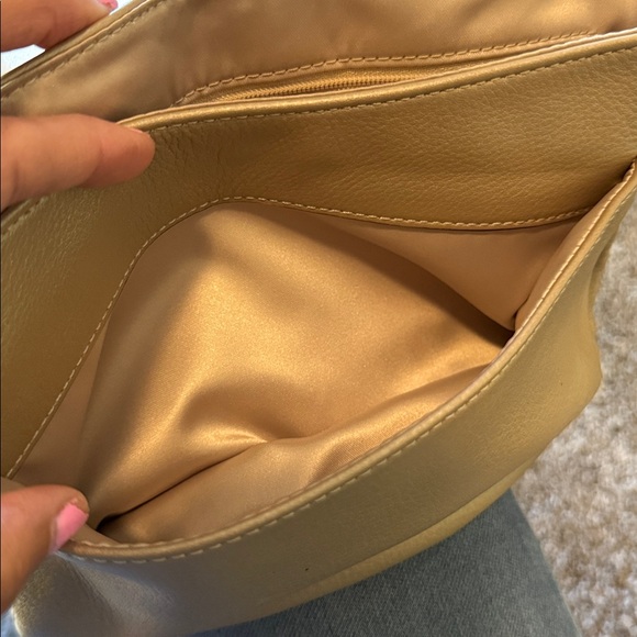 Coach Light Taupe Leather Crossbody Bag - Picture 8 of 8